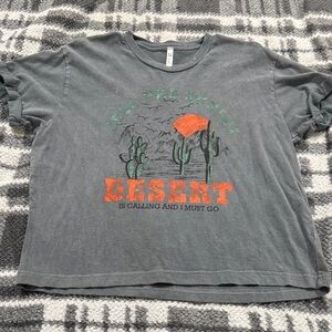 Women's Gray Desert Graphic Tee